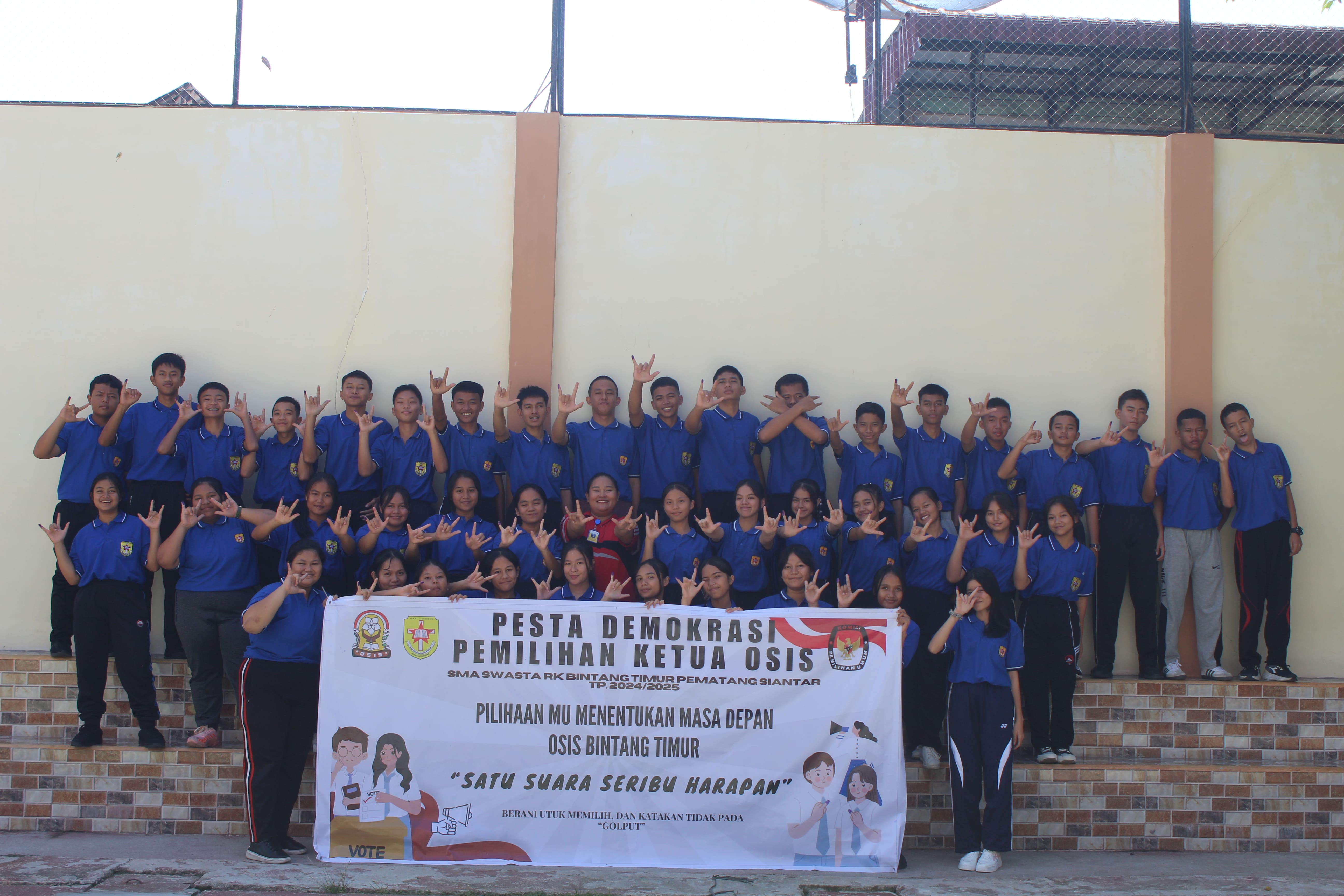 Pemilihan calon Ketua dan Wakil Ketua OSIS tahun ajaran 2024/2025