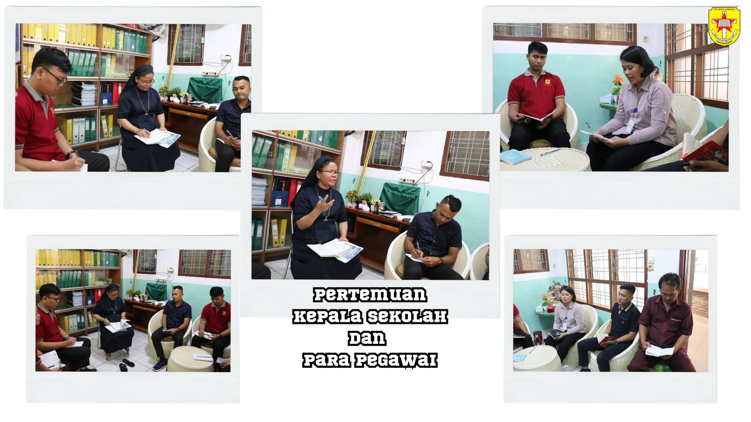 Pertemuan kepala sekolah dan para pegawai