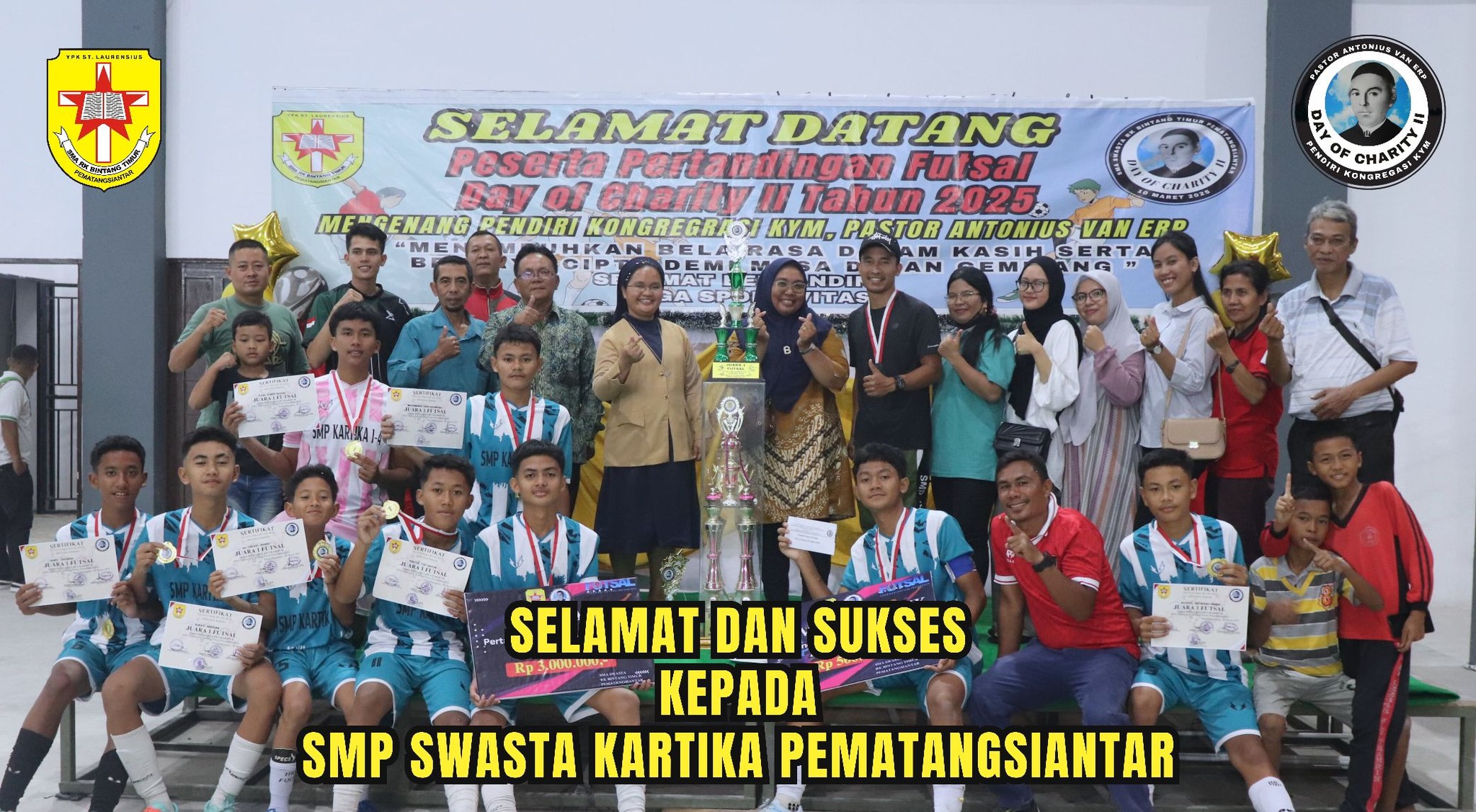 Final pertandingan futsal The Day of Charity II