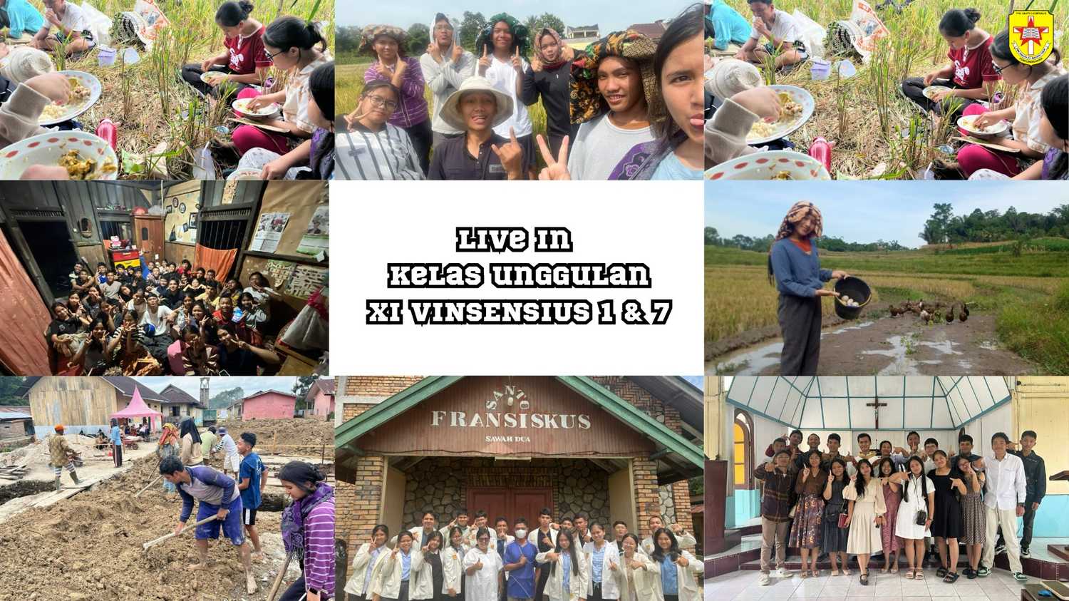 Live in kelas plus di 9 stasi/keluarga wilayah paroki St. Yoseph, Jl. Kain Batik Pematangsiantar