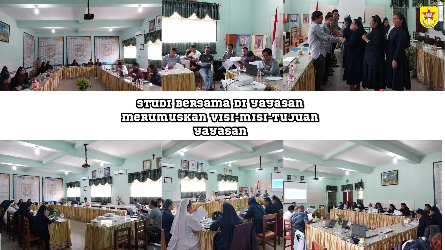 Studi bersama di yayasan merumuskan visi-misi-tujuan yayasan