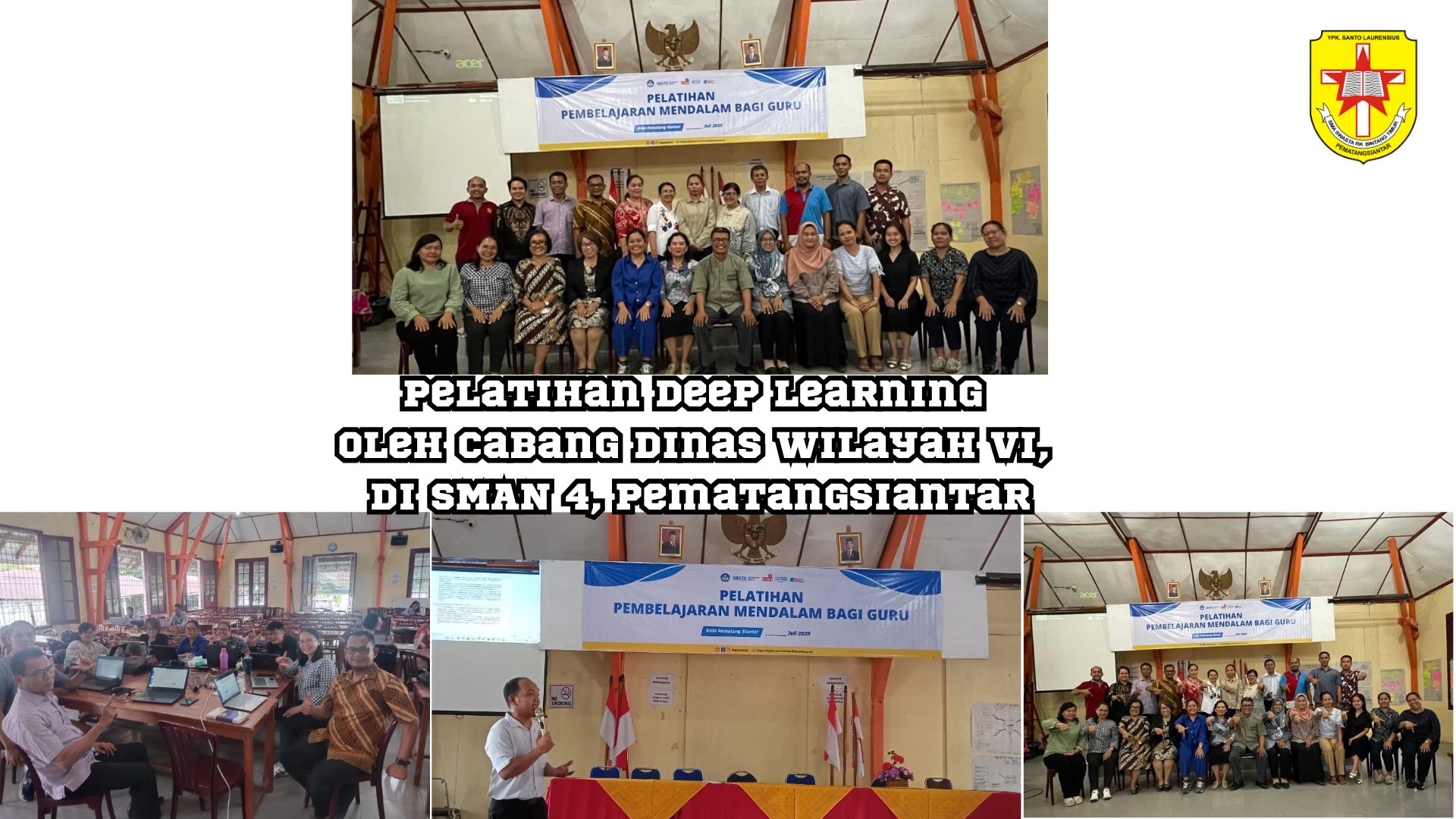 Pelatihan Deep Learning oleh Cabang Dinas Wilayah VI, di SMAN 4 Pematangsiantar