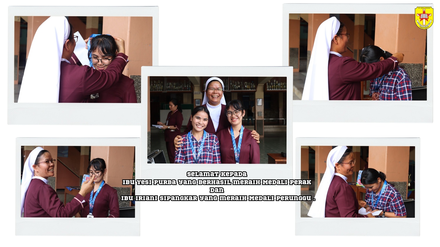 👏Selamat kepada Ibu Yesi Purba yang berhasil meraih Medali Perak🥈dan Ibu Iriani Sipangkar yang meraih Medali Perunggu🥉. Dedikasidan kerja keras Bapak/Ibu Guru adalah inspirasi besar bagi para siswa untuk terus semangat dalam belajar dan berprestasi.💡📚