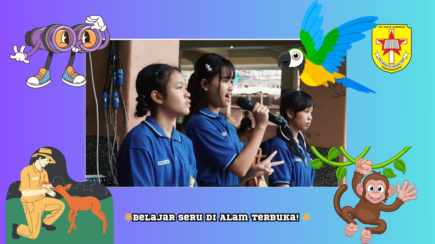 Kemarin, Siswa/Siswi kelas X Antonius 1–9 SMA Swasta RK Bintang Timur Pematangsiantar melaksanakan pembelajaran di Taman Hewan dengan materi Keanekaragaman Hayati. 🦜🌳