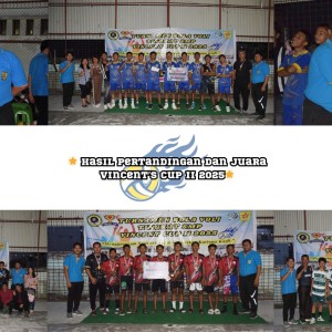  🌟 Hasil Pertandingan dan Juara Vincent’s cup II 2025🌟